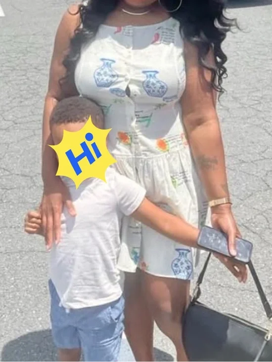 ASOS Sleeveless Cream Printed Drop-Waist Mini Dress SZ 12 - Picture 11 of 11